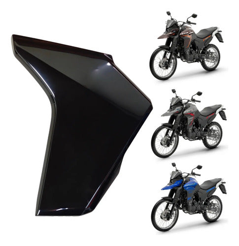 Aba do Tanque Esquerda Yamaha Lander 250 2025 em diante Preto