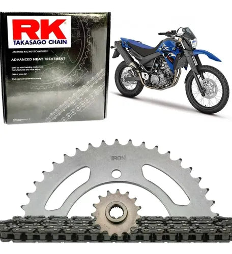 Kit Relação RK com Retentor Yamaha Xt 660r 2005 em diante 520 110L 45/15T