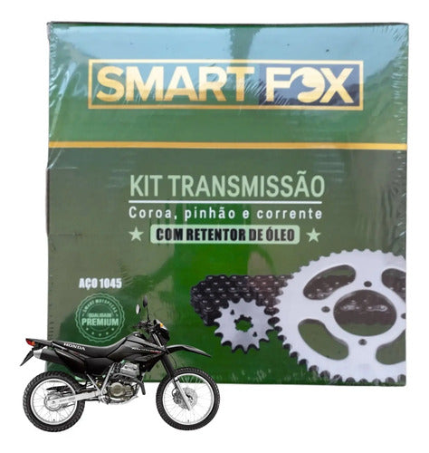 Kit Relação Smartfox com Retentor Honda Tornado 250 2001 em diante 520OH 104L 38/13T