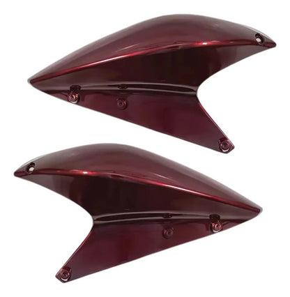 Par de Aletas Abas do Tanque Superiores Paramotos Honda Xre 300 2010 a 2012 Vermelho Perolizado