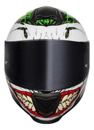 Capacete Norisk Razor Joker Preto Fosco