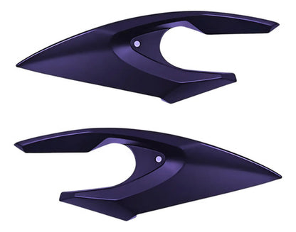 Par de Carenagens Laterais do Farol Paramotos Yamaha Fazer 150 2024 Roxo Metálico