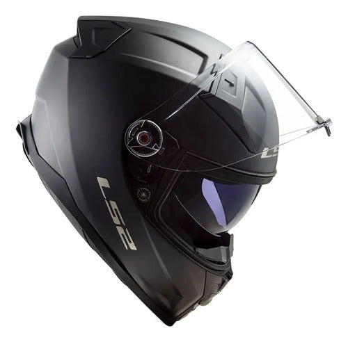 Capacete LS2 FF811 Vector II Solid Preto Fosco