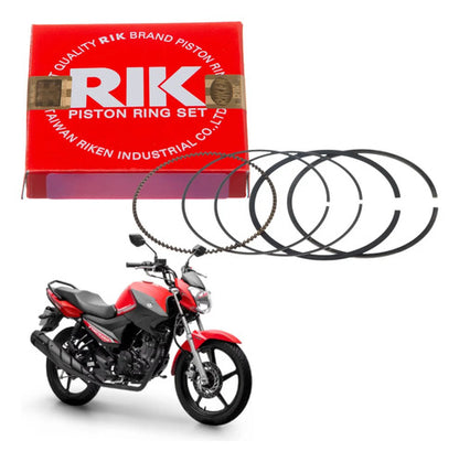 Jogo de Anéis do Pistão RIK Yamaha Crosser Fazer 150 2014 a 2025 Factor 150 2016 a 2025 0,75