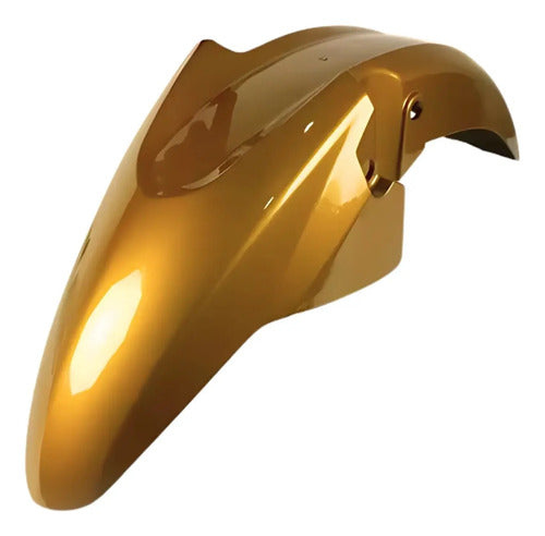 Paralama Dianteiro sem Suporte Paramotos Honda Cg 160 Titan 2022 a 2024 Amarelo Perolizado