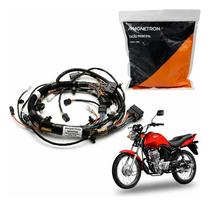 Fiação Chicote Elétrico Principal Magnetron Honda Cg 125 Fan 2009 a 2011 Partida a Pedal