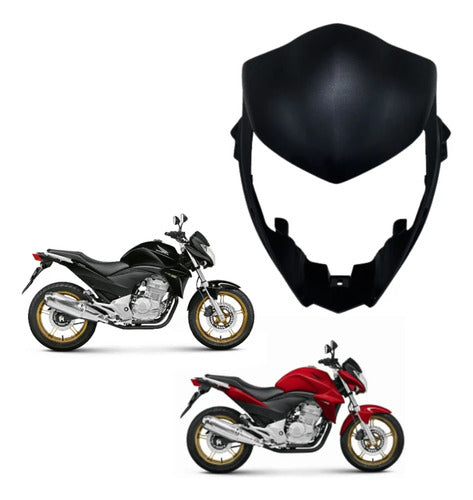 Suporte do Farol em Plástico ABS Paramotos Honda Cb 300r 2009 em diante Preto