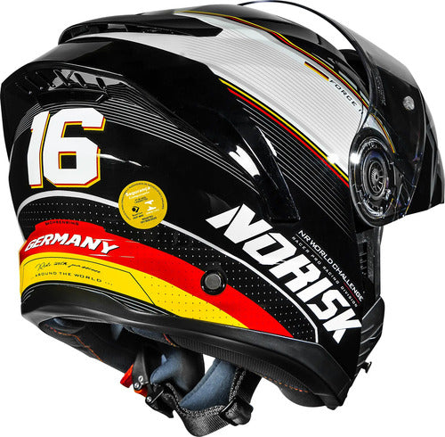 Capacete Escamoteável Norisk Force II Grand Prix Alemanha