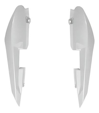 Par de Rabetas Laterais Paramotos Yamaha Fazer 150 2014 a 2024 Branco