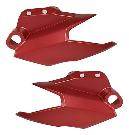 Par de Carenagens Laterais do Farol Paramotos Yamaha Fazer Fz25 250 2018 a 2021 Vermelho Fosco