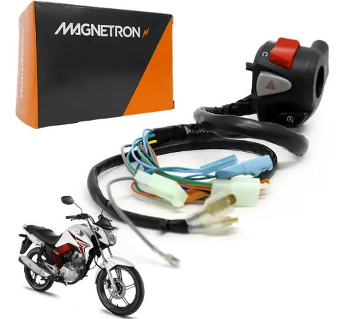 Interruptor de Partida Magnetron Honda Cg 150 Titan Fan 2014 a 2015 Cg 160 Titan Fan 2016 a 2023