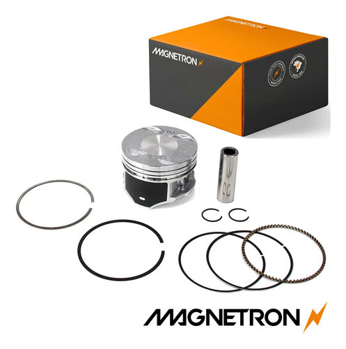 Kit Pistão com Anéis Magnetron Honda Cbx 250 Twister Tornado 250 2001 em diante 0,25 mm