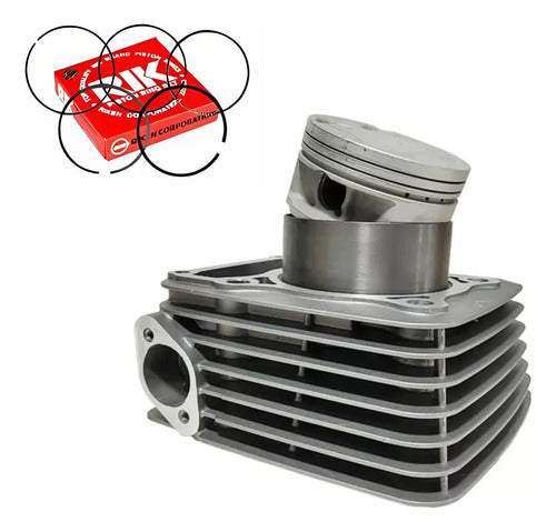 Kit Cilindro Pistão e Anéis KMP Honda Cbx 250 Twister Tornado 250 2001 a 2008 290 cc