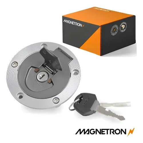 Tampa do Tanque de Combustível com Chave Magnetron Yamaha Fazer Lander Ténéré 250
