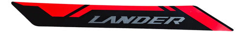 Adesivo da Tampa Lateral Direita Yamaha Lander 250 2025 Preto