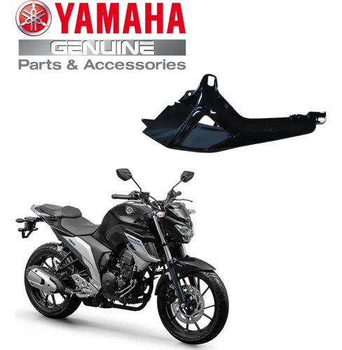 Rabeta Lateral Direita Yamaha Fazer Fz25 250 2018 a 2024 Preto Brilhante