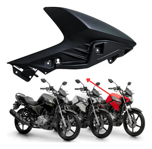 Tomada de Ar Direita Yamaha Factor Dx 150 2025 em diante Preto Fosco