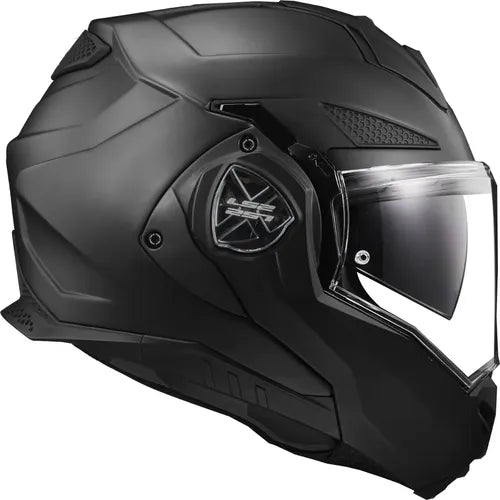 Capacete Escamoteável LS2 FF901 Advant X Solid Preto Fosco
