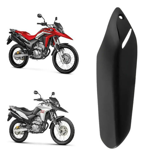 Protetor do Escapamento Paramotos Honda Xre 300 2010 a 2018 Preto Fosco