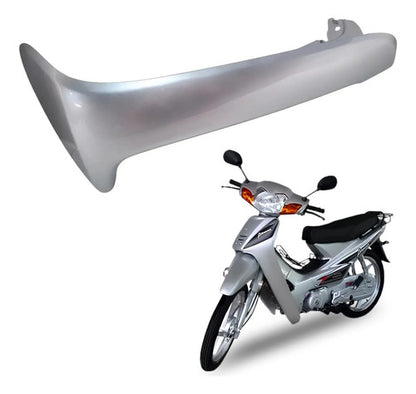 Carenagem Aba Lateral Externa Esquerda Iron Shineray Phoenix 50 Xy 50q 2011 a 2019 Prata