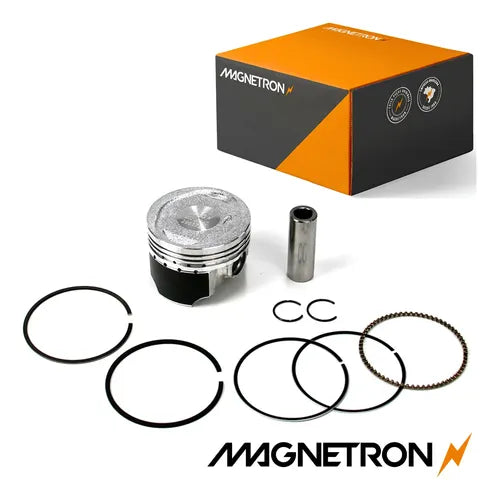 Kit Pistão com Anéis Magnetron Suzuki Burgman 125 2005 a 2010 0,50 mm