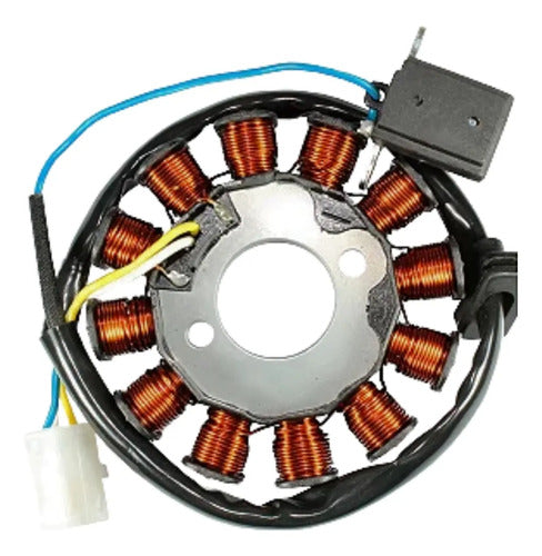 Magneto Estator com Bobina de Pulso Smartfox Honda Cg 150 Titan Fan 2009 a 2013