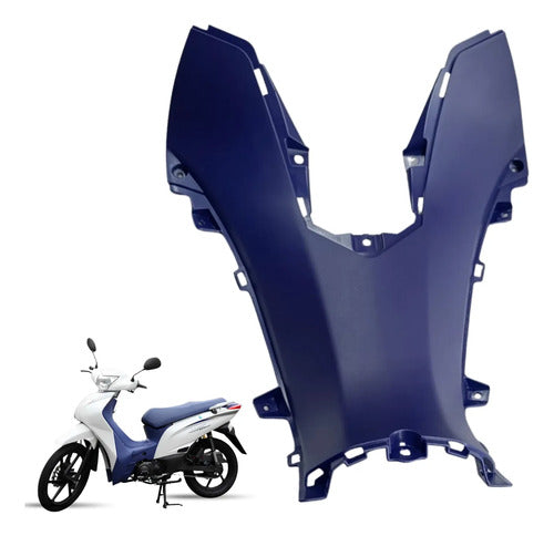 Acabamento Superior Central do Chassi Smartfox Shineray Jet 50 125 2023 a 2024 Azul