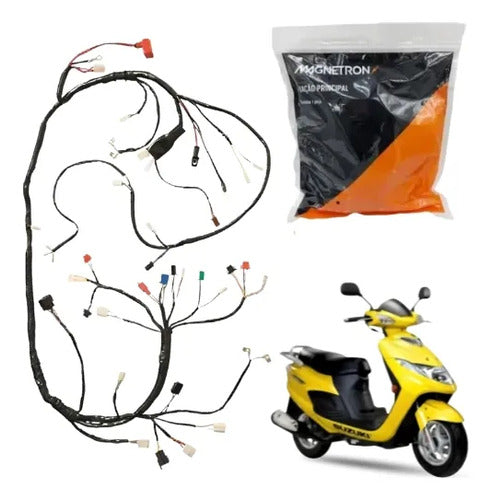 Fiação Chicote Elétrico Principal Magnetron Suzuki Burgman 125 2006 a 2010