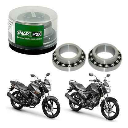 Caixa de Direção com Colar de Esferas Smartfox Yamaha Factor 125 Fazer Factor 150