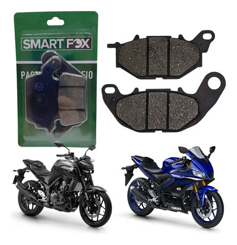 Pastilha de Freio Dianteira Smartfox Yamaha Mt-03 Yzf-R3 2016 a 2025