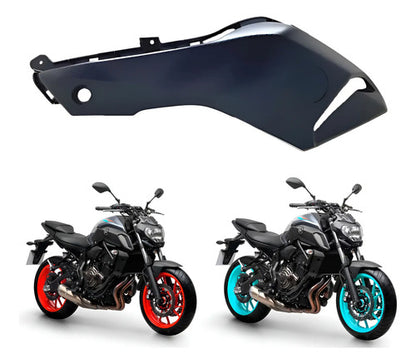 Aba do Tanque Esquerda Yamaha Mt-07 2016 a 2019 Preto Fosco