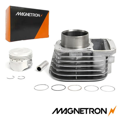 Kit Cilindro Pistão e Anéis Magnetron Honda Cg 125 Titan Today 1992 a 2000 Xlr 125 1997 a 2002