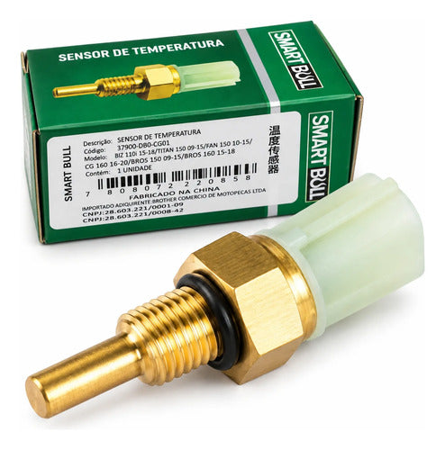 Sensor de Temperatura do Óleo Smartfox Honda Biz 125 Cg Bros 150 160 Titan Fan Start Cargo Biz 110i