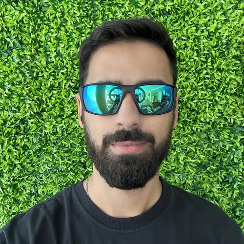 Óculos Solar Mormaii Joaca Force M0185d1385 Lente Espelhada Cor Fumé Espelho Verde-escuro Preto