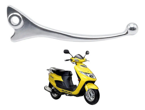 Manete de Freio Dianteiro Direito Cometa Suzuki Burgman 125 2005 a 2010 Cromado