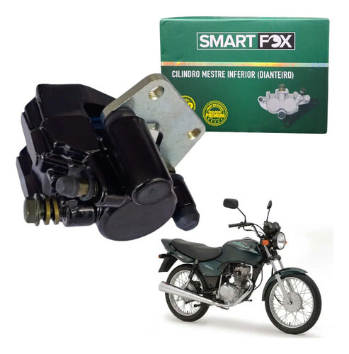 Pinça de Freio Dianteira Smartfox Honda Cg 125 Titan 2000 a 2004 Cbx 200 Strada 1994 a 2002