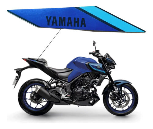 Adesivo da Rabeta Lateral Direita Yamaha Mt-03 2023 a 2025 Azul