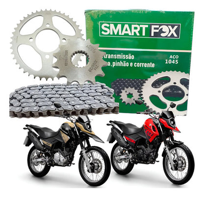 Kit Relação Smartfox sem Retentor Yamaha Crosser 150 2014 a 2025 428H 122L 41/14T