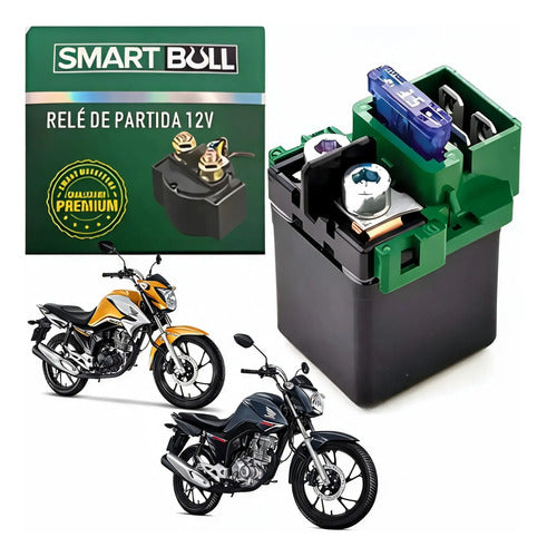Relé de Partida Smartfox Honda Biz 125 Cg Bros 150 Titan Fan Cg 160 Titan Fan 12V