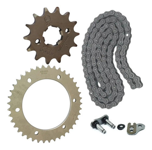 Kit Relação Smartfox com Retentor Yamaha Fazer Fz15 150 2023 em diante 428OH 128L 41/14T
