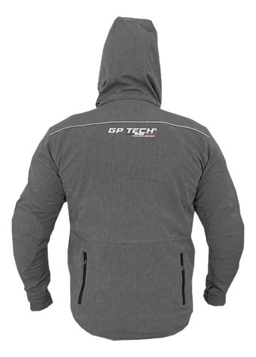 Jaqueta GP Tech Tour Casual Resistente à Água Cinza