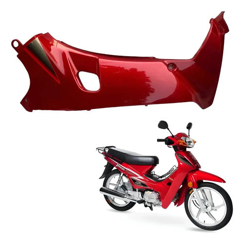 Carenagem Aba Lateral Interna Direita Iron Shineray Phoenix 50 2011 a 2019 Vermelho
