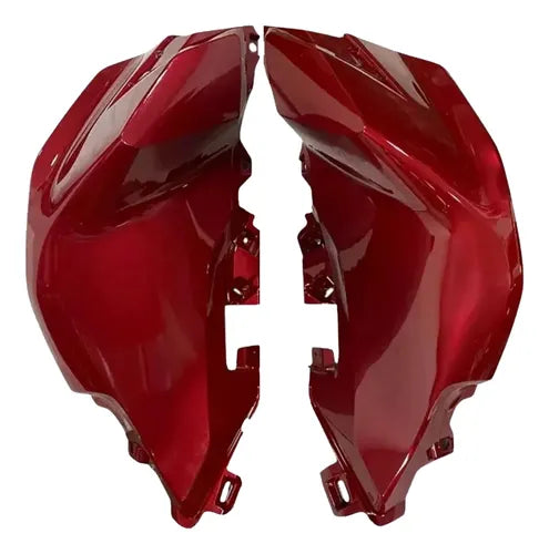Par de Capas do Tanque Paramotos Honda Cg 160 Titan 2025 em diante Vermelho