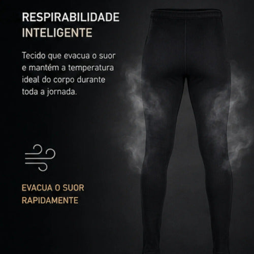 Calça Térmica Segunda Pele Curtlo Thermoplus Feminina Preto