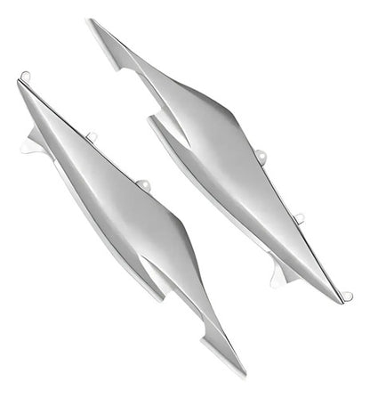 Kit Rabeta Lateral Completa Paramotos Honda Cb 300r 2009 a 2010 Prata