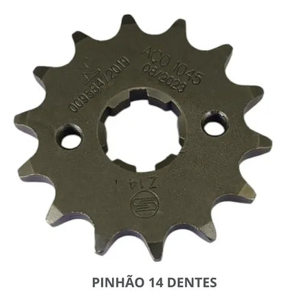 Kit Relação Smartfox sem Retentor Honda Cg 125 Titan Today 1989 a 1999 428H 116L 43/14T