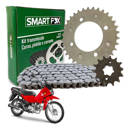 Kit Relação Smartfox sem Retentor Honda Pop 110i 2016 a 2024 428H 104L 34/14T