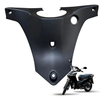 Acabamento Superior Dianteiro do Chassi Smartfox Shineray Jet 50 125 2023 a 2025 Preto