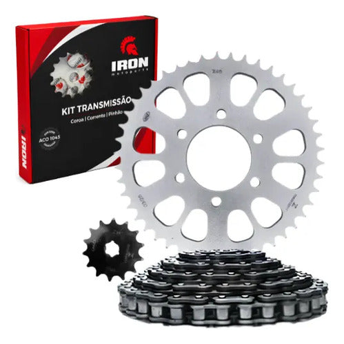 Kit Relação Iron sem Retentor Kasinski Mirage 250 2001 a 2013 520H 116L 46/14T