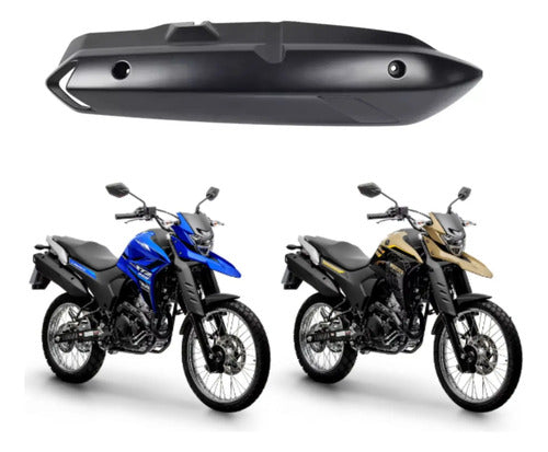 Protetor do Escapamento Yamaha Lander 250 2020 a 2025 Preto